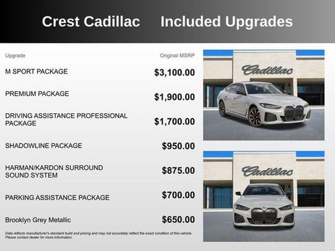 Used 2024 BMW i4 eDrive40 w/ M Sport Package RWD image 5