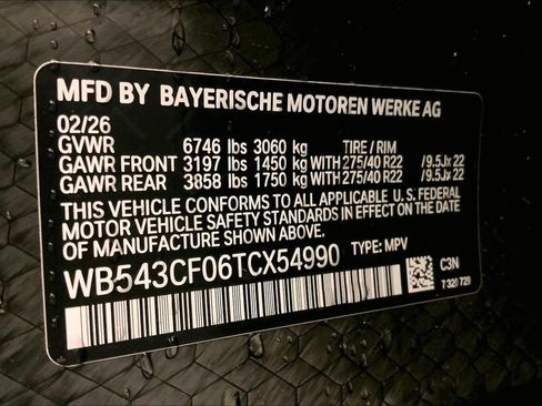New 2026 BMW iX xDrive45 w/ M Sport Package AWD/4WD image 9