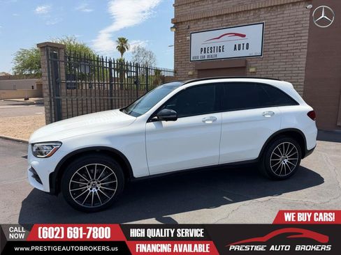 Used 2021 Mercedes-Benz GLC 300 w/ AMG Line image 3