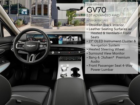 New 2026 Genesis GV70 2.5T Advanced AWD/4WD image 21