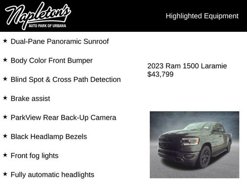 Used 2023 RAM 1500 Laramie AWD/4WD image 11