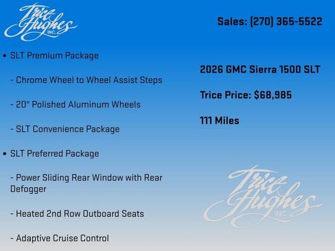 New 2026 GMC Sierra 1500 SLT w/ SLT Premium Package AWD/4WD image 14