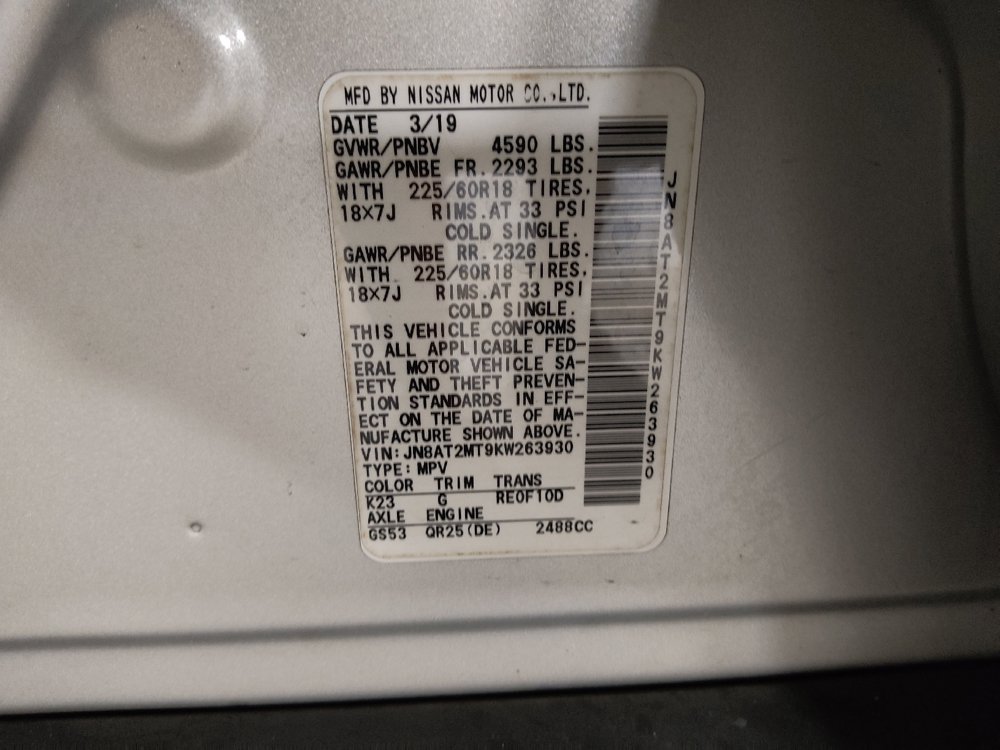 Used 2019 Nissan Rogue SV w/ Premium Package FWD image 33