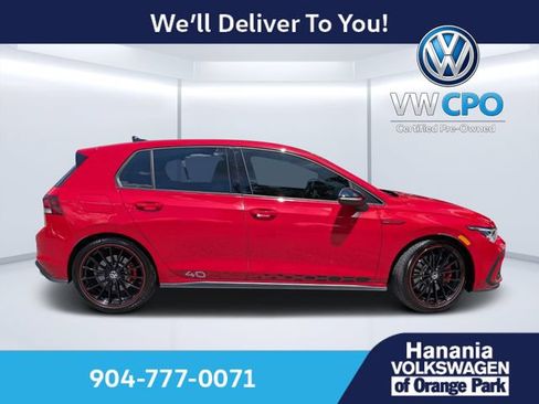 Certified 2023 Volkswagen GTI 40th Anniversary Edition FWD image 2