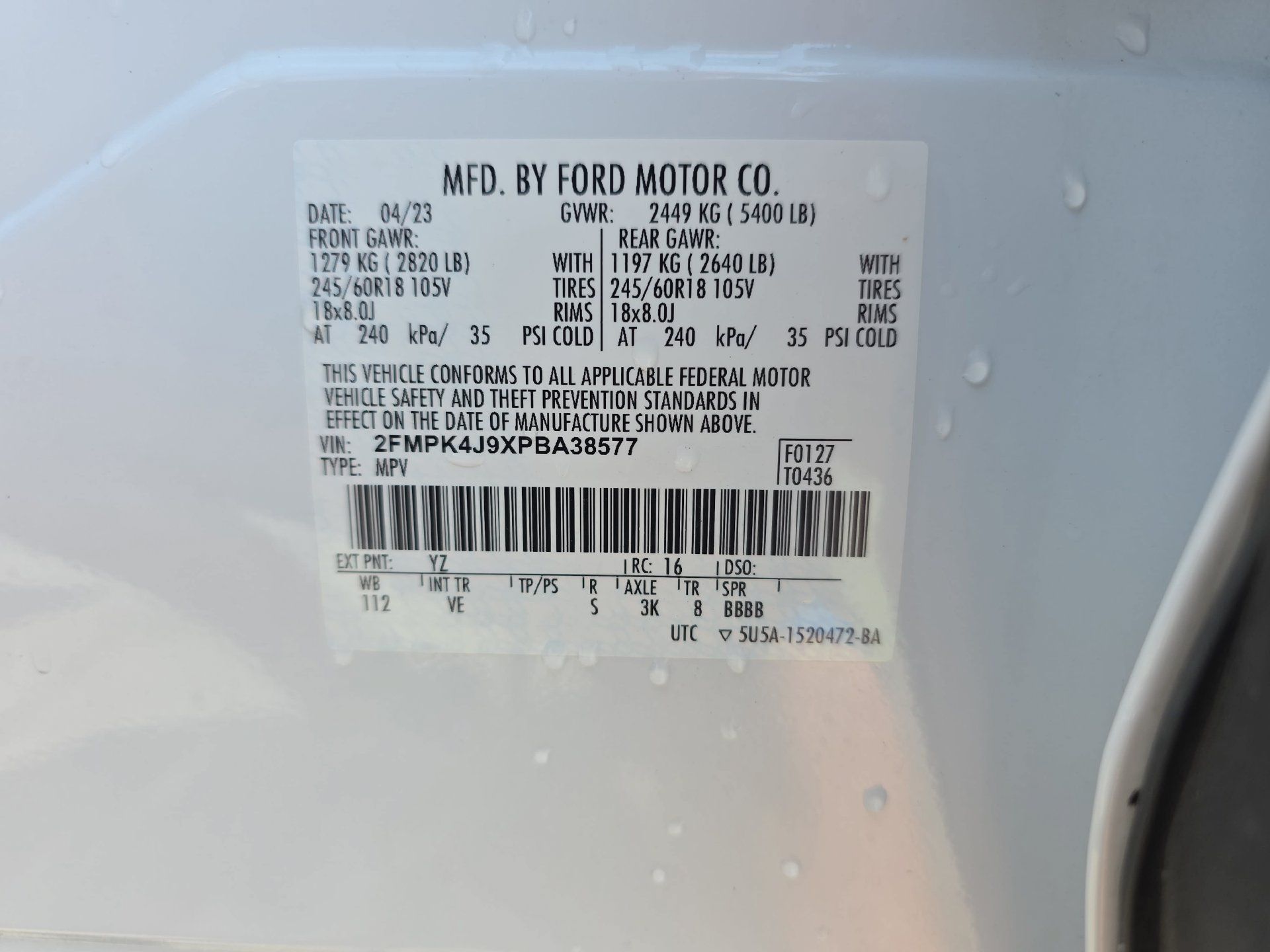 Used 2023 Ford Edge SEL AWD/4WD image 32