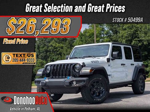 Used 2023 Jeep Wrangler Unlimited w/ 8.4" Radio Group AWD/4WD image 1