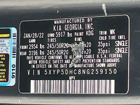 Used 2022 Kia Telluride SX w/ SX Prestige Package image 35