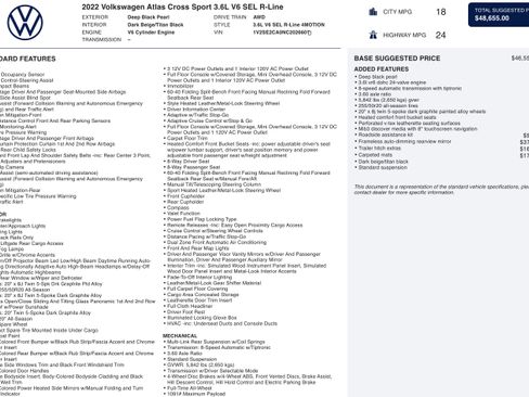 Used 2022 Volkswagen Atlas Cross Sport SEL R-Line w/ Cross Sport MDO Package image 6