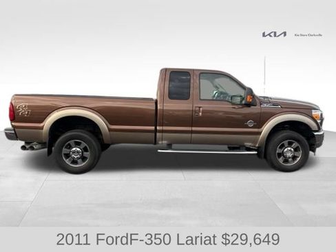 Used 2011 Ford F350 Lariat w/ Lariat Interior Pkg AWD/4WD image 9