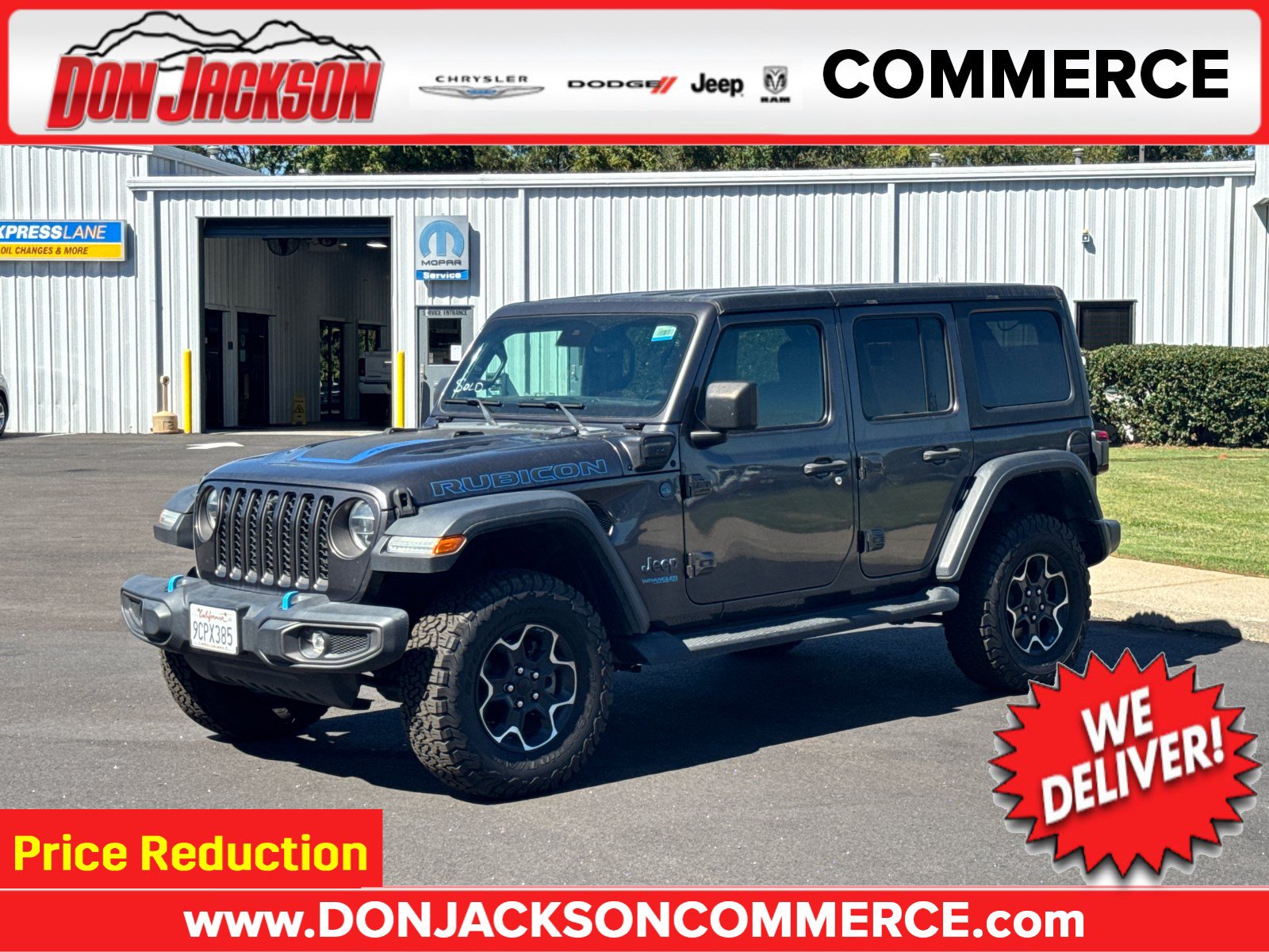 Used 2022 Jeep Wrangler Unlimited Rubicon 4xe w/ Safety Group AWD/4WD image 1