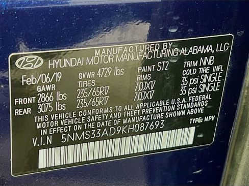 Used 2019 Hyundai Santa Fe SEL image 31