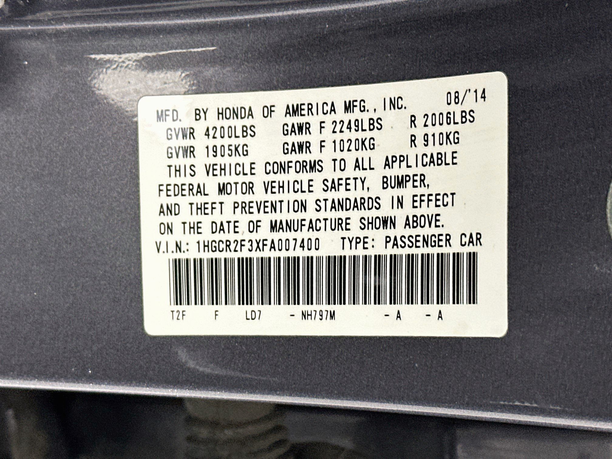 Used 2015 Honda Accord LX image 12