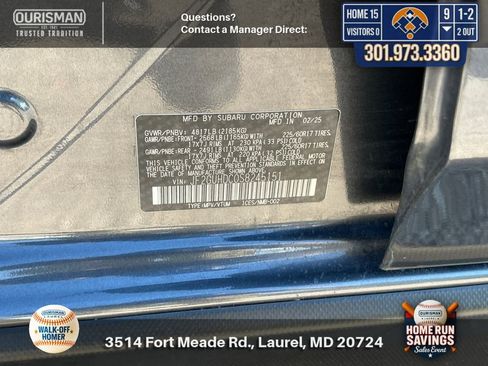 Used 2025 Subaru Crosstrek 2.0i Premium AWD/4WD image 28
