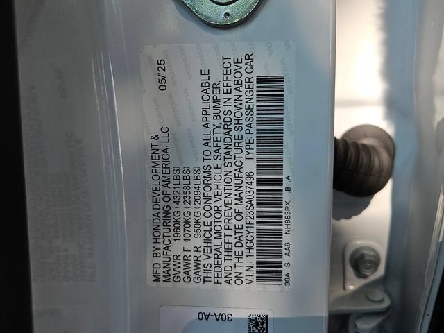 Certified 2025 Honda Accord LX image 16