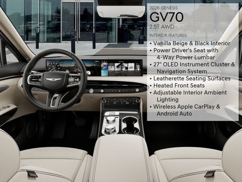 New 2026 Genesis GV70 2.5T AWD/4WD image 17