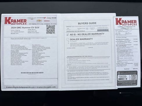 Used 2024 GMC Hummer EV 3X w/ Extreme Off-Road Package AWD/4WD image 35