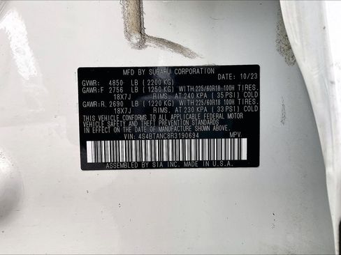 Certified 2024 Subaru Outback Limited image 33