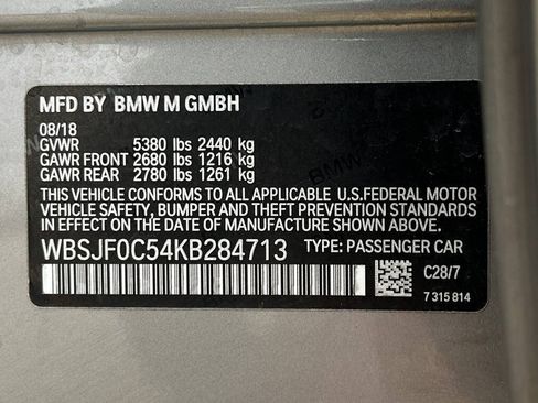 Used 2019 BMW M5 w/ Executive Package image 20