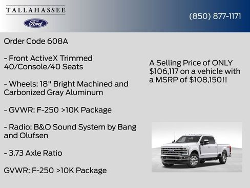 New 2026 Ford F250 Lariat AWD/4WD image 10