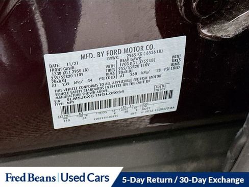 Certified 2022 Lincoln Aviator AWD w/ Premium Package image 36