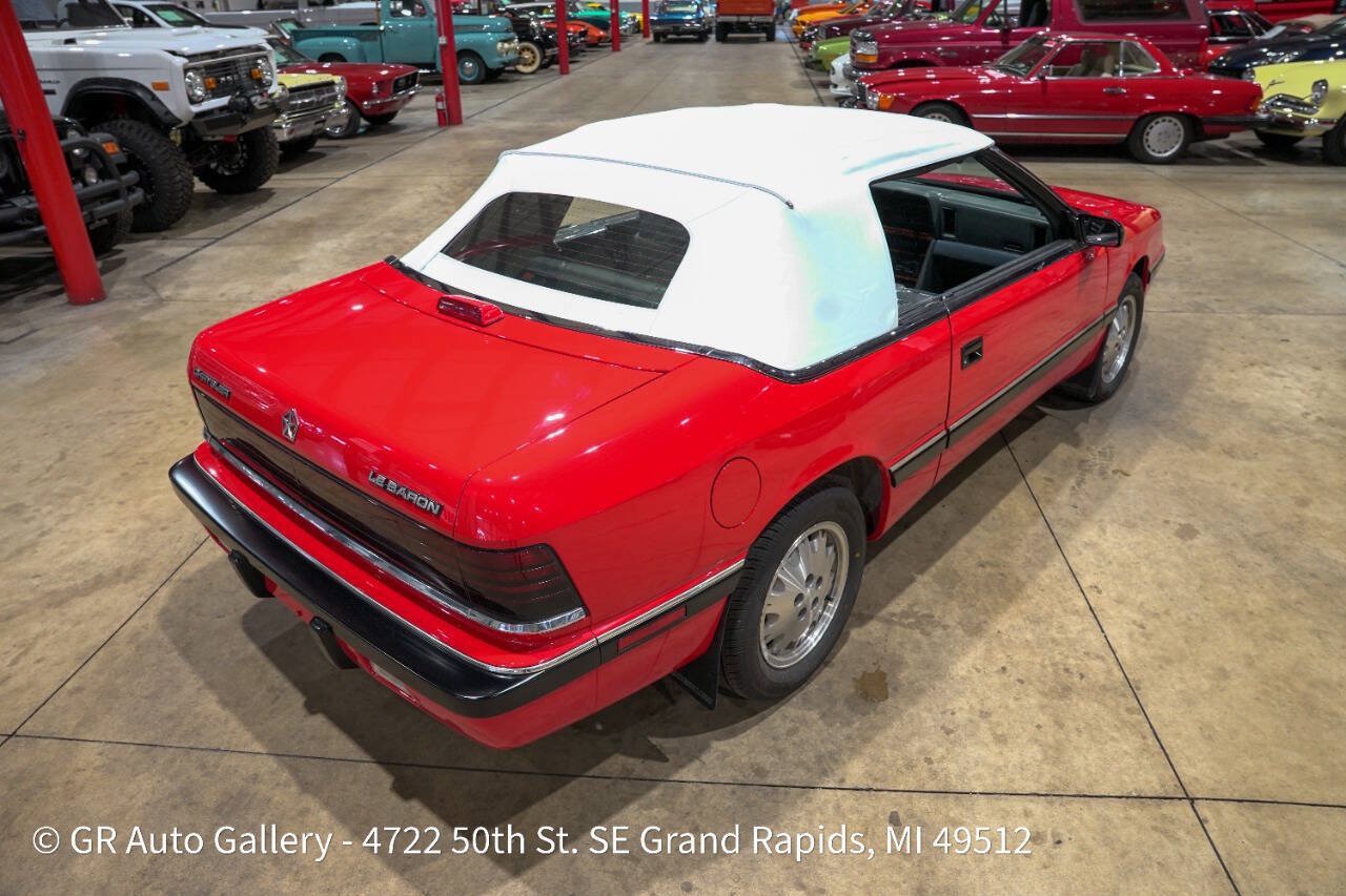 Used 1988 Chrysler LeBaron Convertible FWD image 31