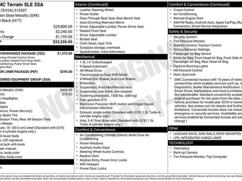 Used 2019 GMC Terrain SLE w/ Driver Convenience Package image 2