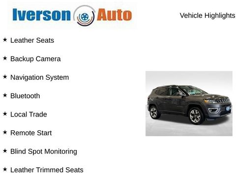 Used 2019 Jeep Compass Limited w/ Safety & Security Group AWD/4WD image 2