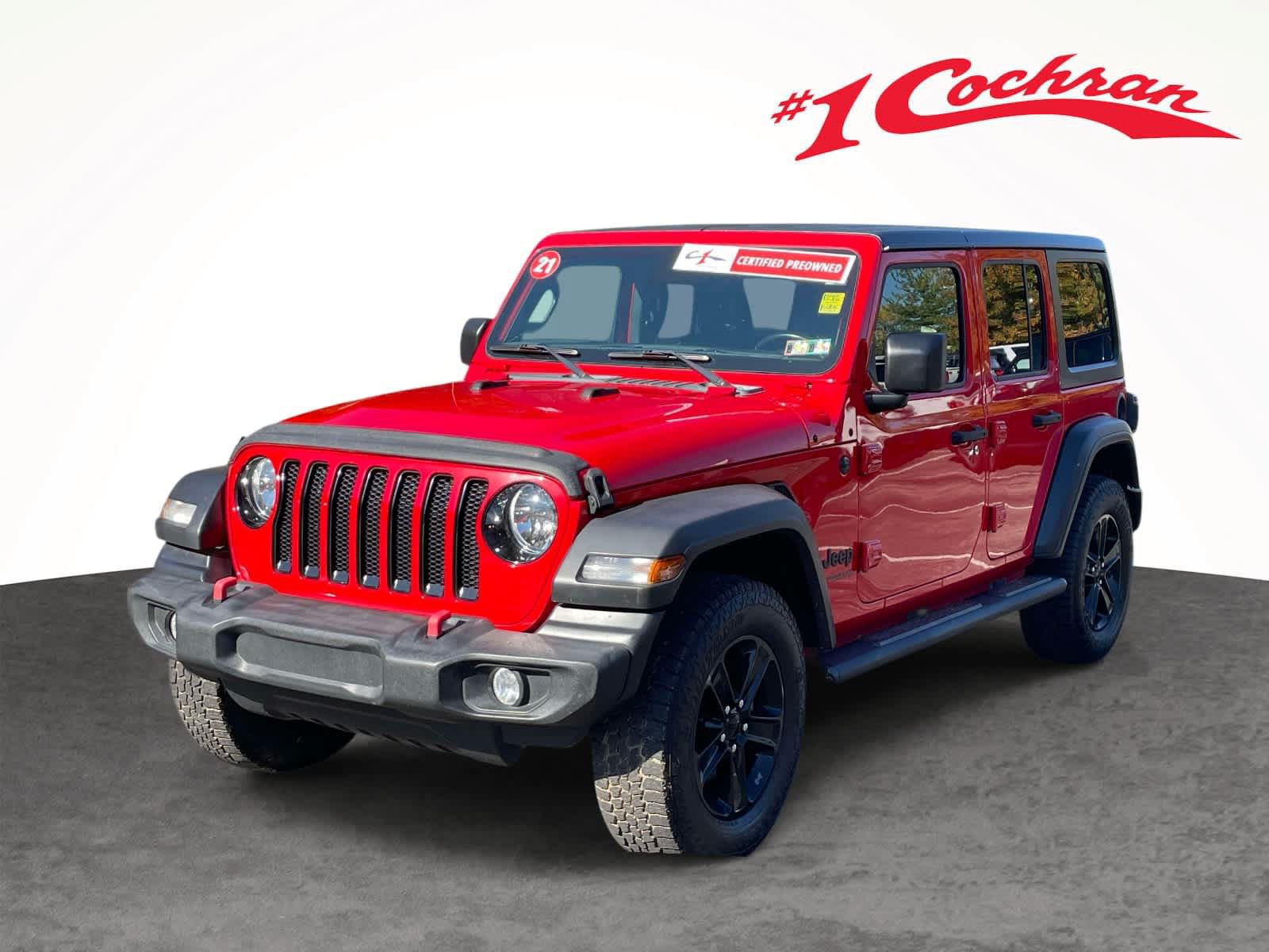 Used 2021 Jeep Wrangler Unlimited Sport AWD/4WD image 11