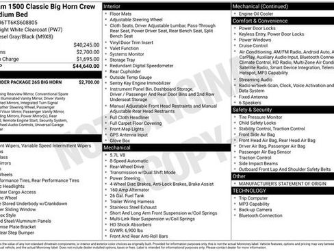 Used 2019 RAM 1500 Big Horn image 49