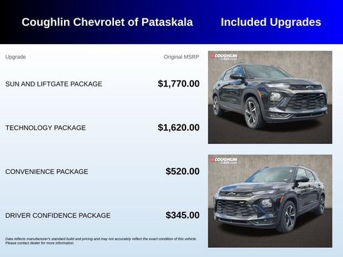 Used 2022 Chevrolet TrailBlazer RS w/ Sun and Liftgate Package FWD image 3