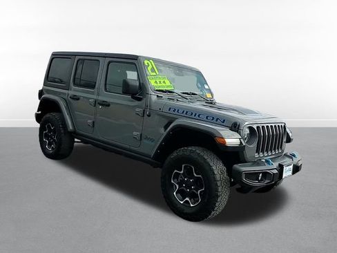 Used 2021 Jeep Wrangler Unlimited Rubicon 4xe w/ Cold Weather Group image 3