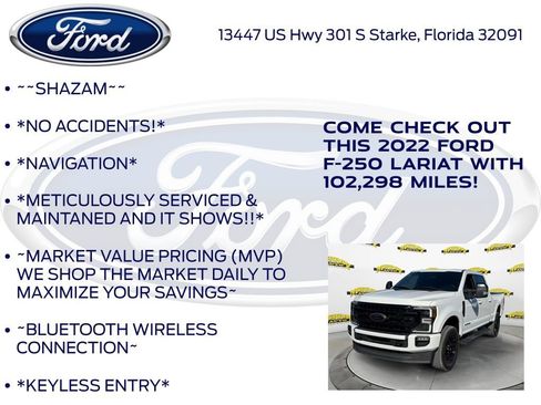Used 2022 Ford F250 Lariat w/ Black Appearance Package image 5