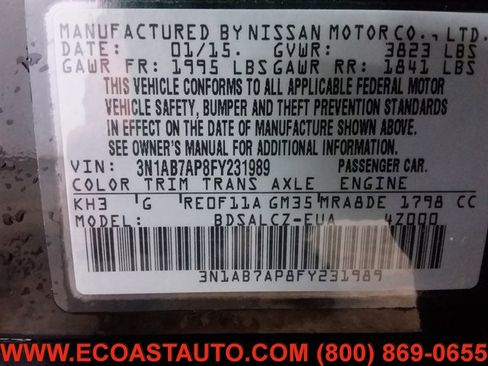 Used 2015 Nissan Sentra S image 16