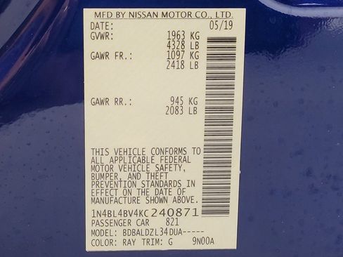 Used 2019 Nissan Altima 2.5 S FWD image 33