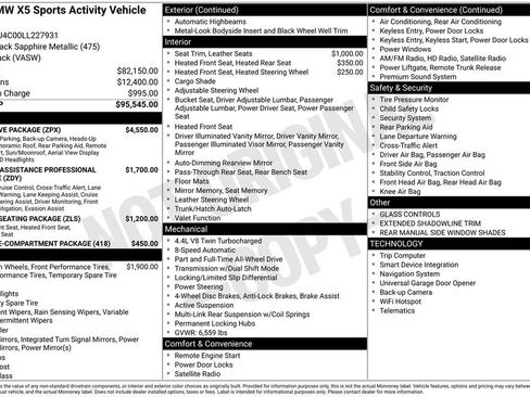 Used 2020 BMW X5 M50i w/ Executive Package image 15