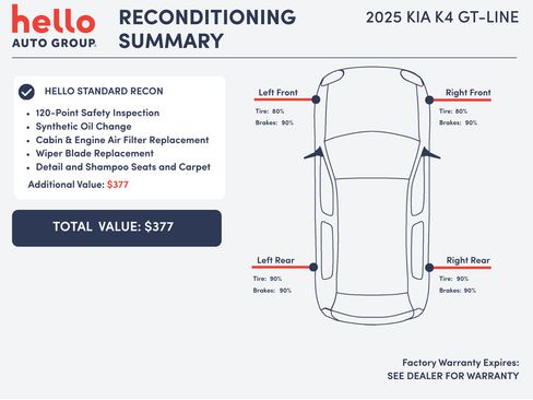 Used 2025 Kia K4 GT-Line FWD image 3