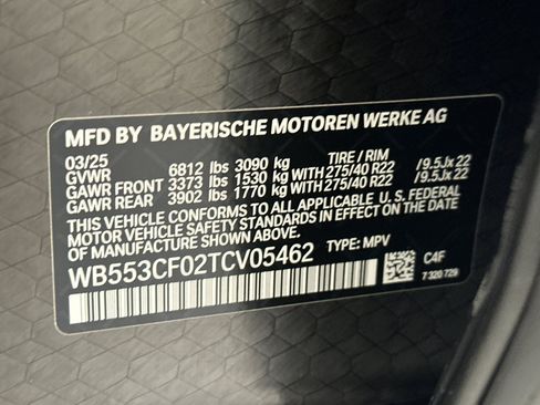Used 2026 BMW iX xDrive60 w/ M Sport Package AWD/4WD image 18