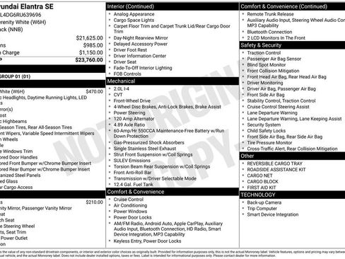 Used 2024 Hyundai Elantra SE FWD image 7