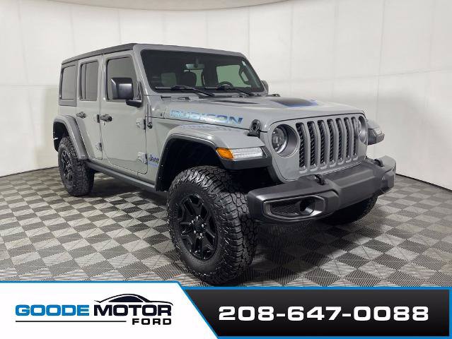 Used 2023 Jeep Wrangler Unlimited Rubicon 4xe w/ Steel Bumper Group AWD/4WD image 2