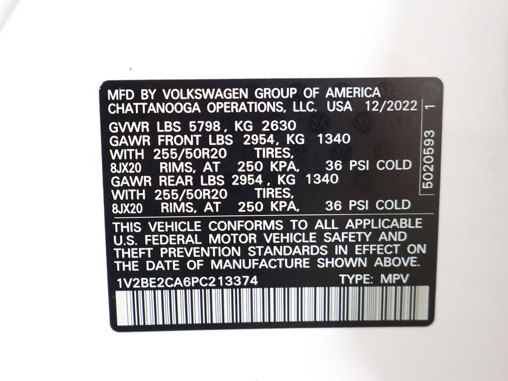 Used 2023 Volkswagen Atlas Cross Sport SEL AWD/4WD image 59