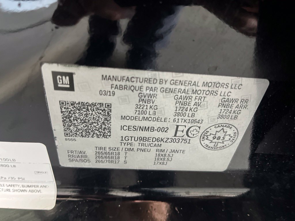 Used 2019 GMC Sierra 1500 SLE w/ X31 Off-Road Package AWD/4WD image 77