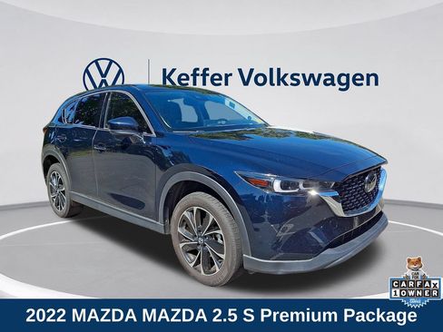 Used 2022 MAZDA CX-5 AWD 2.5 S w/ Premium Package image 1