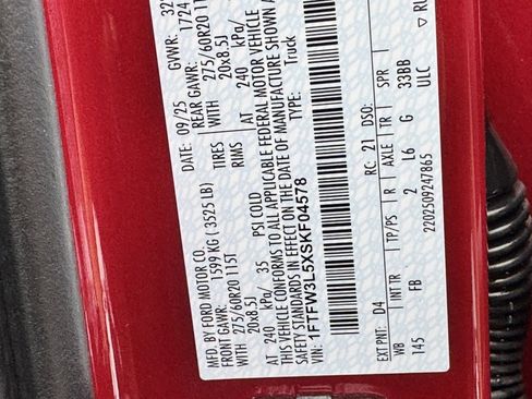 New 2025 Ford F150 XLT w/ Equipment Group 302A MID image 43