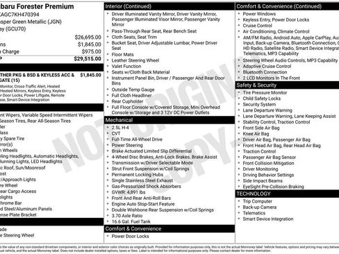 Used 2019 Subaru Forester Premium image 40