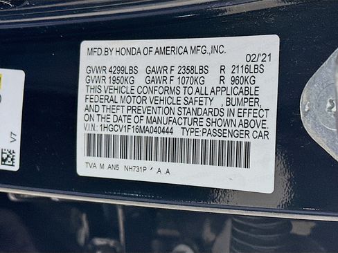 Used 2021 Honda Accord LX image 12