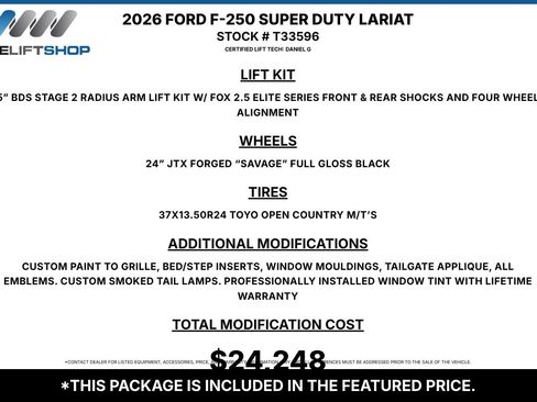 Used 2026 Ford F250 Lariat AWD/4WD image 2