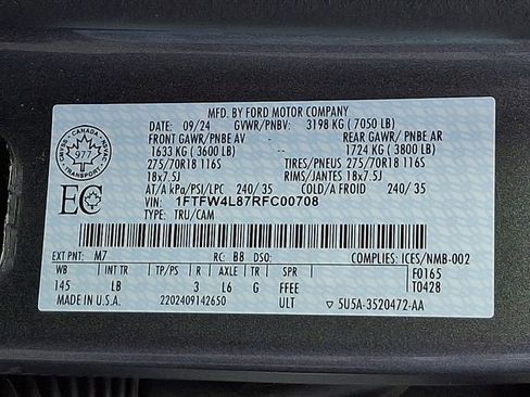 Used 2024 Ford F150 Tremor w/ Mobile Office Package image 31