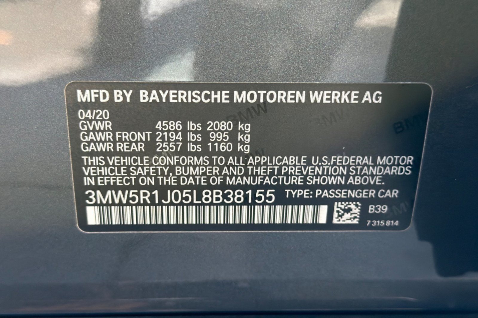 Used 2020 BMW 330i Sedan w/ Driving Assistance Package RWD image 27