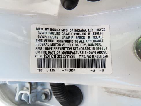 Used 2020 Honda Civic EX image 25