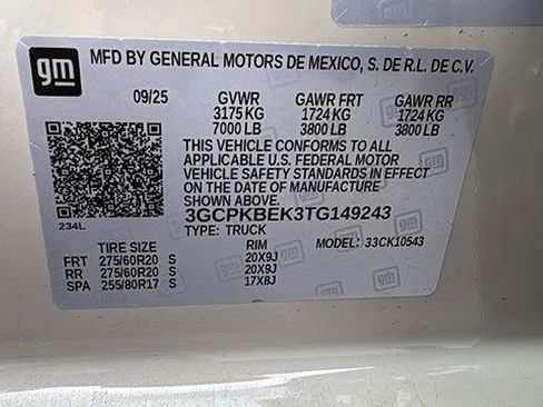 New 2026 Chevrolet Silverado 1500 Custom w/ Turbomax Blackout Package image 30